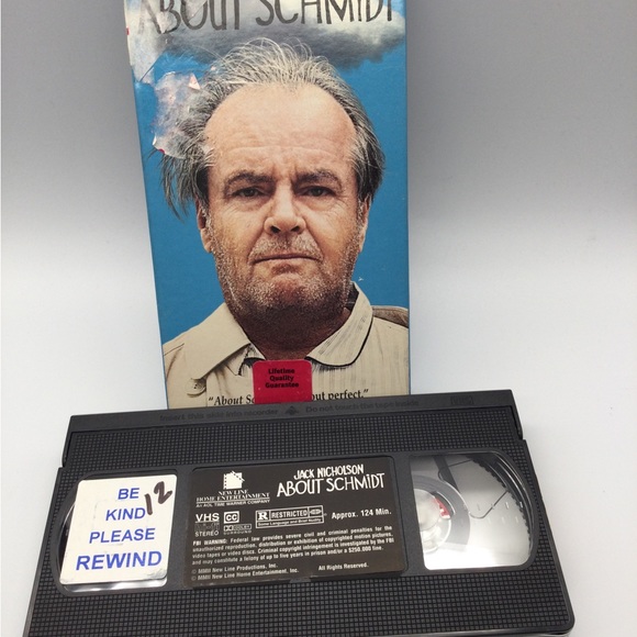 Vintage VHS About Schmidt. Movie Jack Nicholson. - Picture 2 of 5